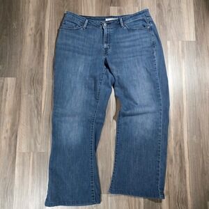 Levis 529 Curvy Bootcut Jeans Womens 33 Medium Wash Blue Denim Mid Rise